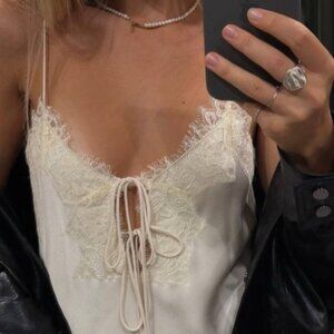 Zara viral sold out ZW Collection Lace Slip Dress